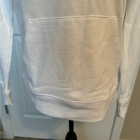 NWT Tommy Hilfiger Women’s 1/4 Zip White Logo Sweatshirt Size XS - Picture 6 of 7